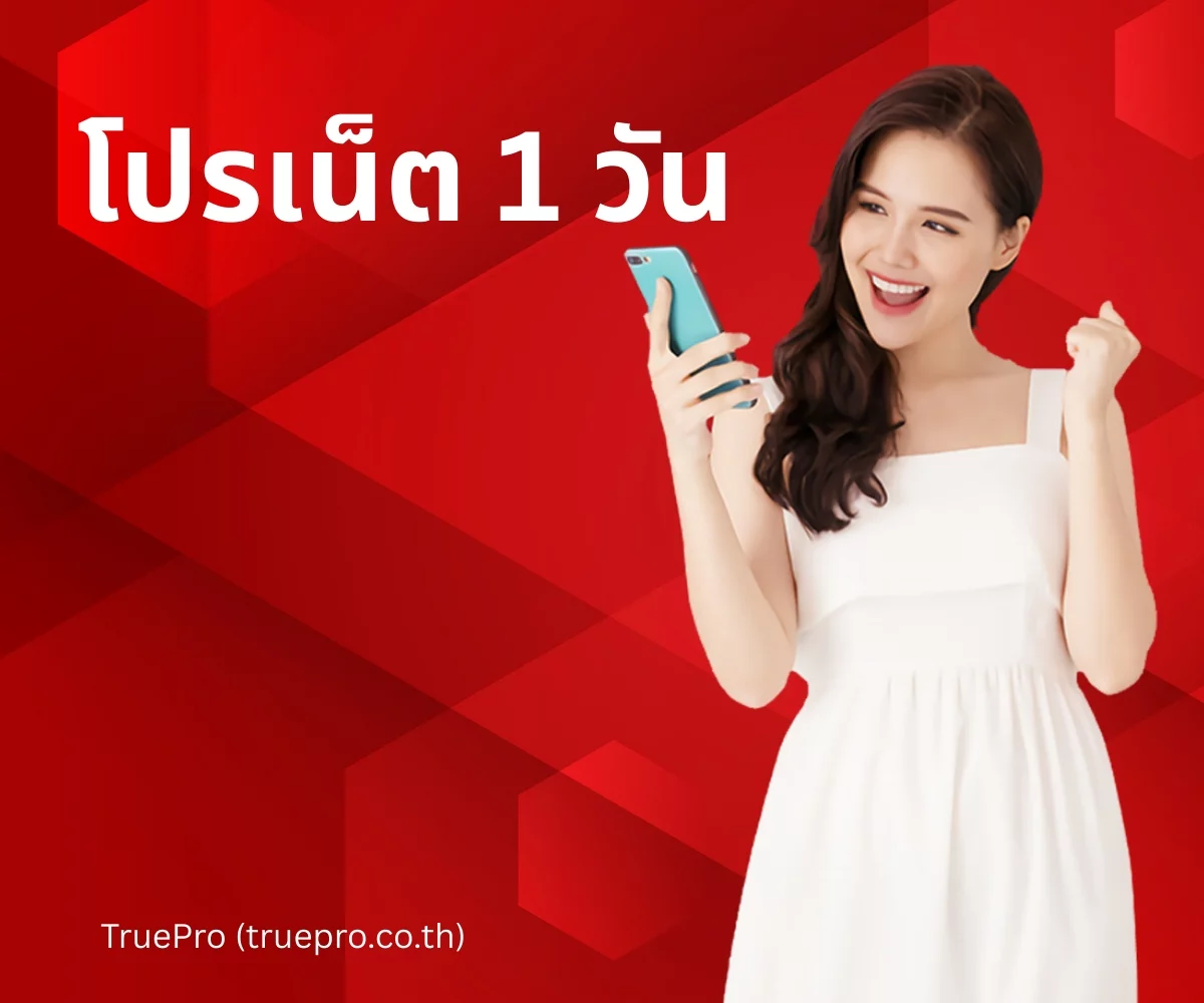 Truepro โปรเน็ต 1 วัน